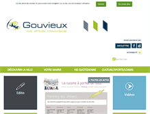Tablet Screenshot of gouvieux.fr